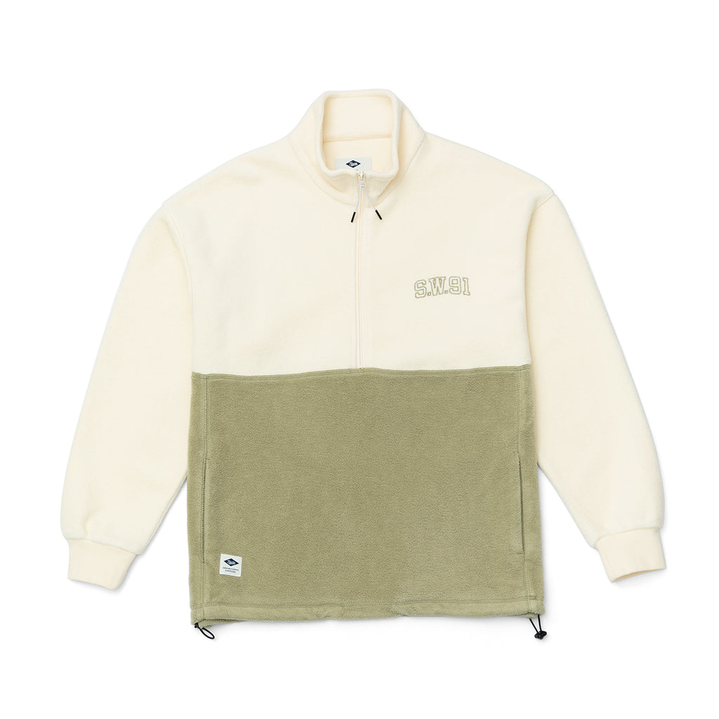 Men's Half  Tube Reverse Bottom Embroidered Sweatshirt