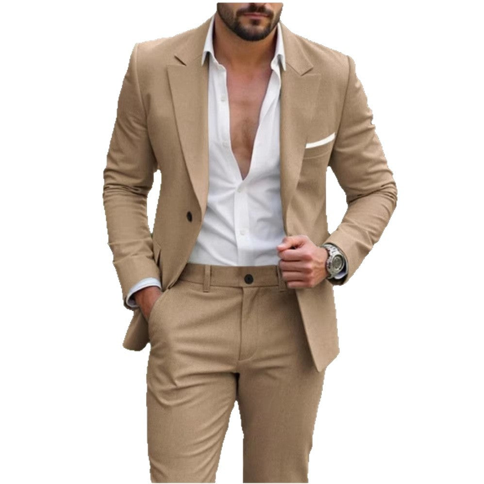 Always In Stock Mens Two-piece Business Professional Suit