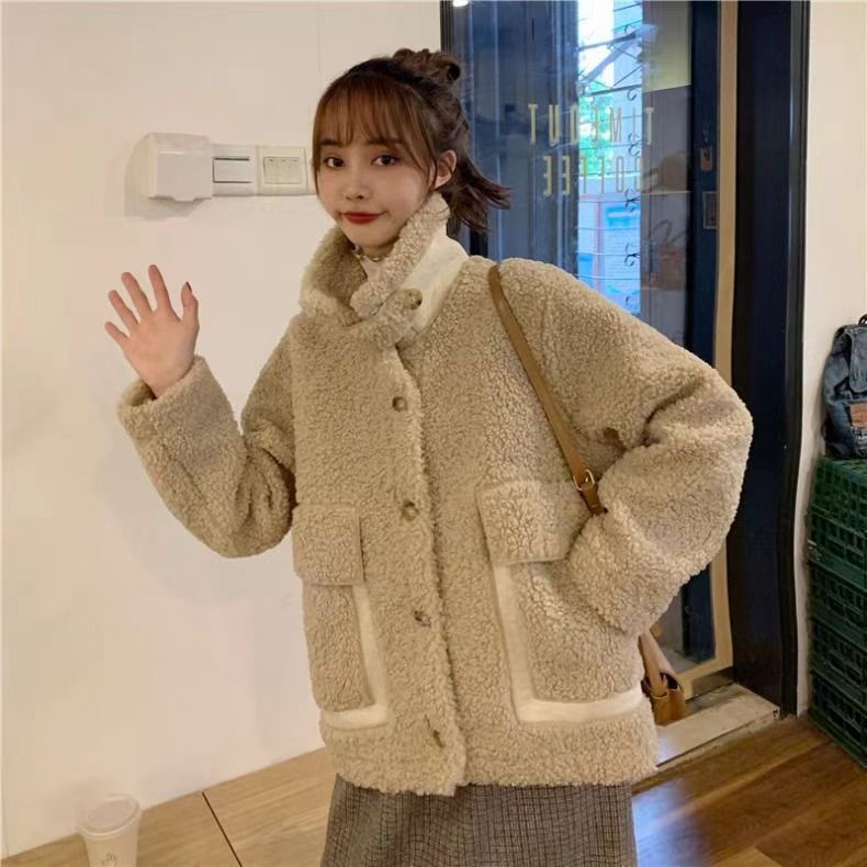 Womens All-in-One Shearling And Fur Versatile Jacket