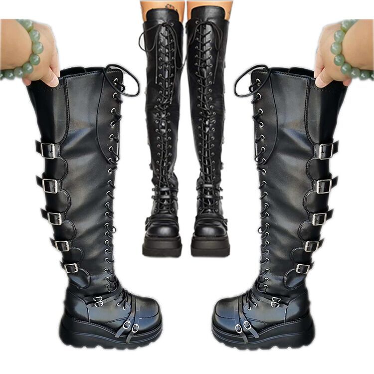 Fashion Women'S Boots With Thick Heel Platform