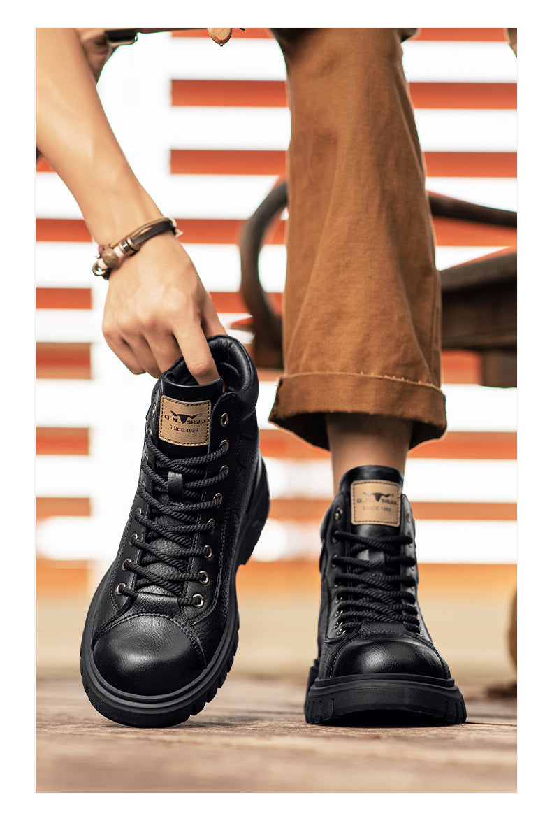 Martin Boots Men's High-top Platform Working Boots