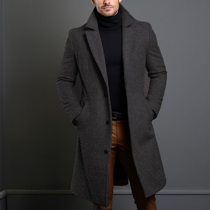 Men's Mid Length Trench Coat