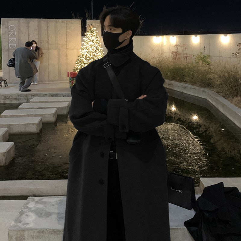 Men's Double-sided Cashmere Coat Thickened