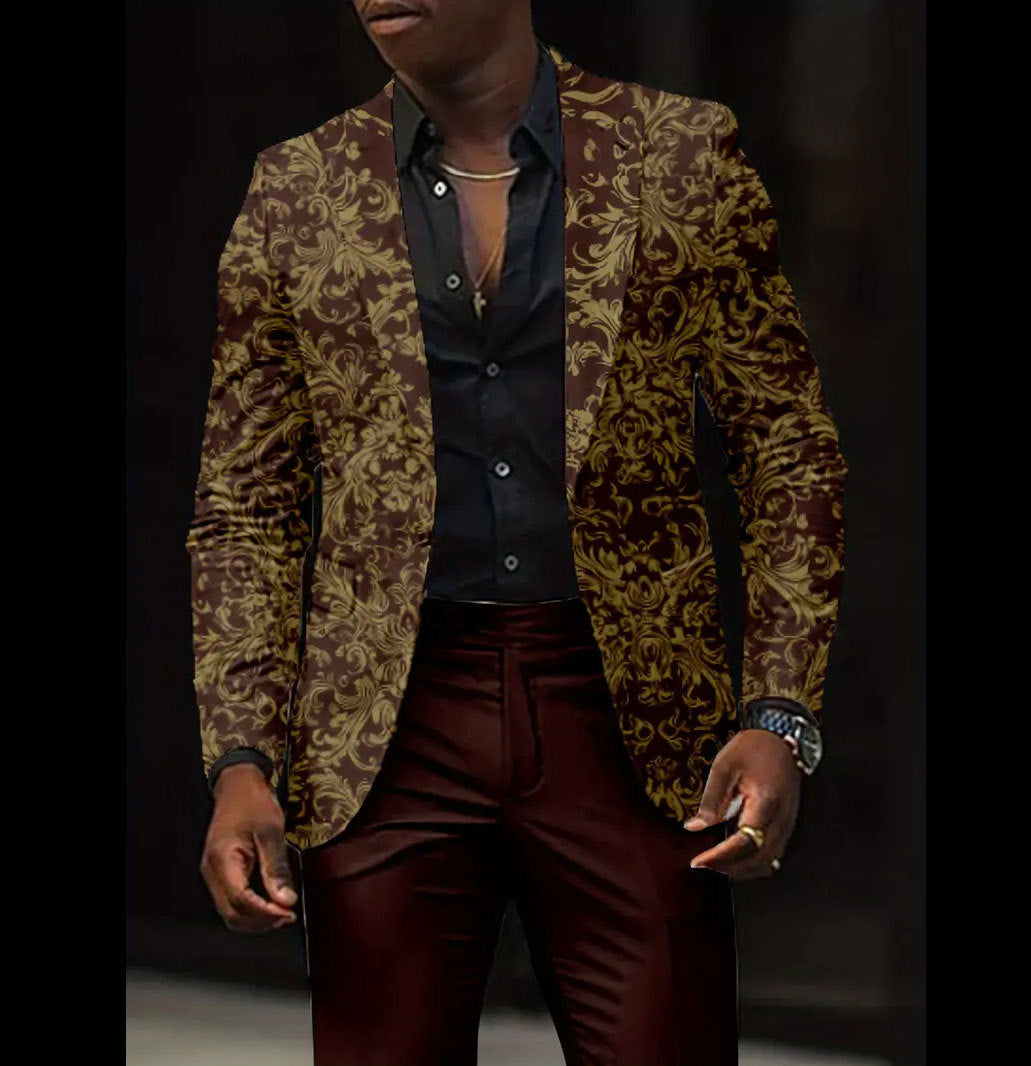 Casual All-match Dark Men's Coat