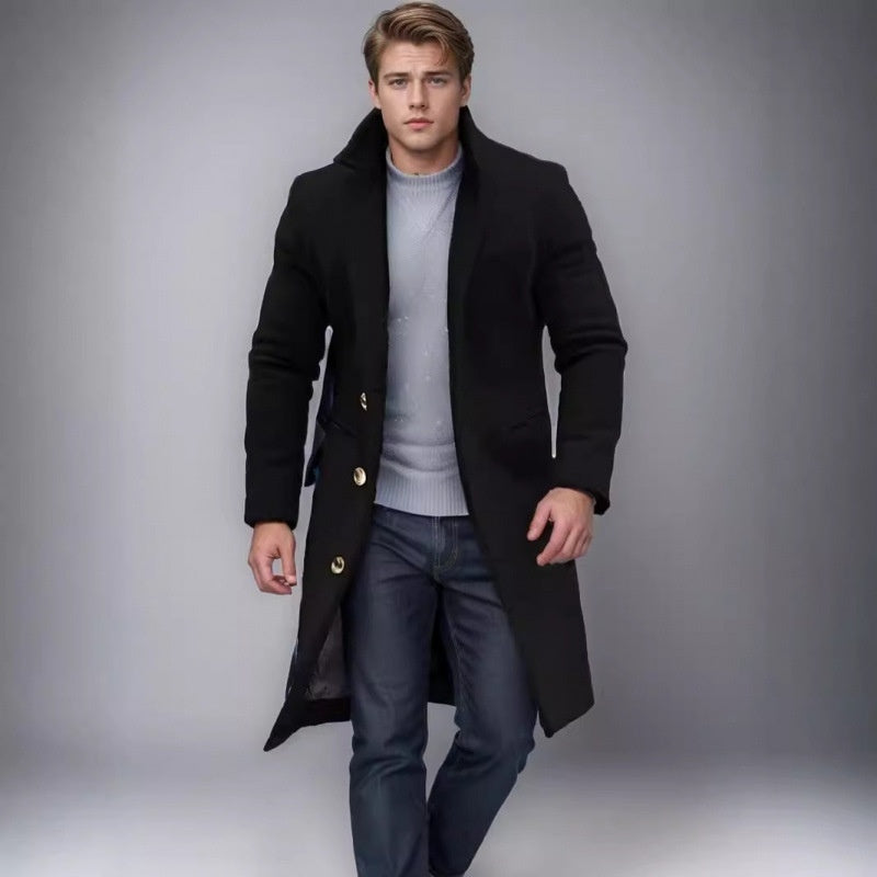 Men's Mid Length Trench Coat