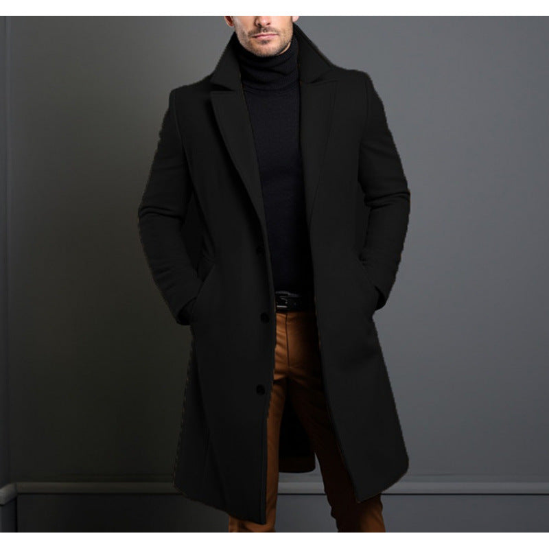 Men's Mid Length Trench Coat