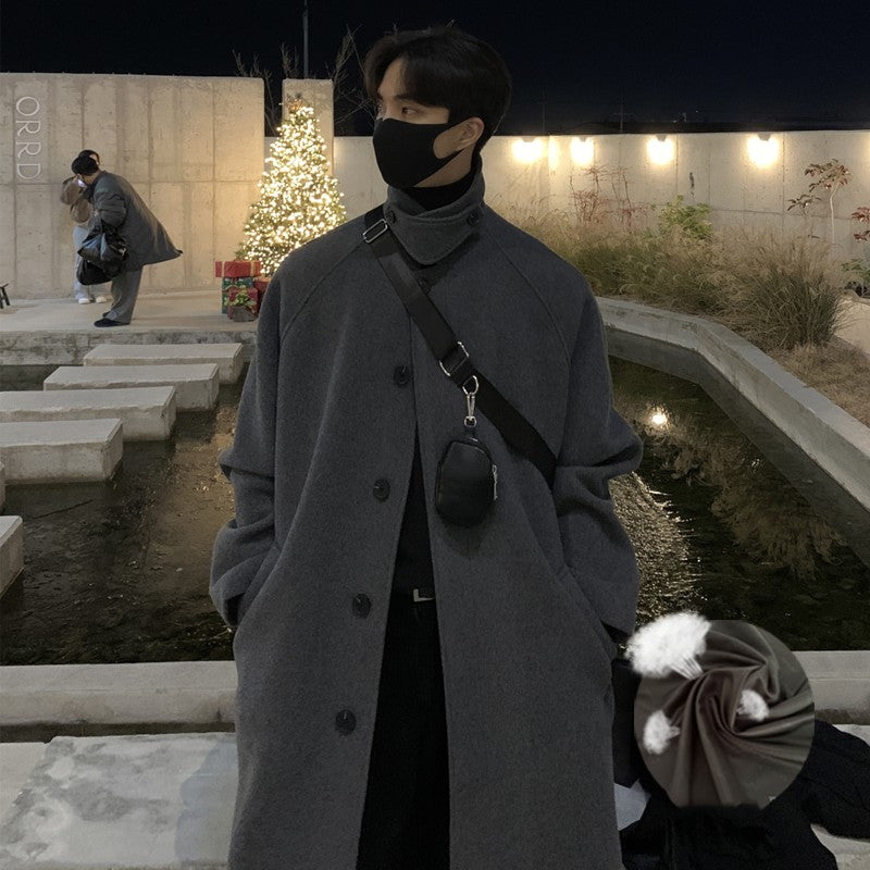 Men's Double-sided Cashmere Coat Thickened