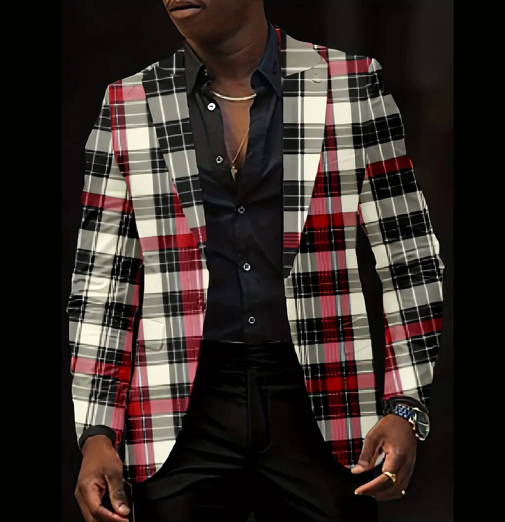 Casual All-match Dark Men's Coat