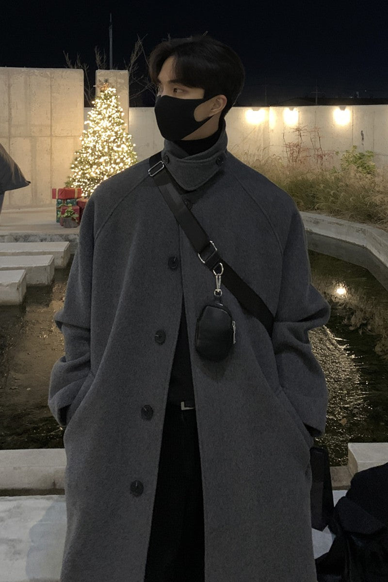 Men's Double-sided Cashmere Coat Thickened