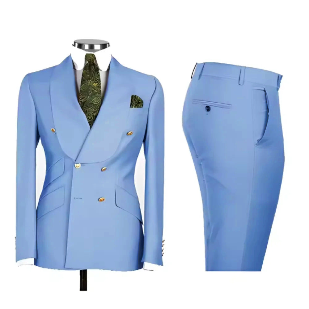 Hanfu Version Slim Fit Suit Set 2-piece Set