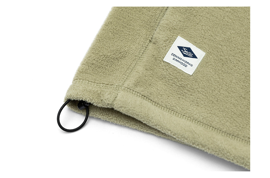 Men's Half  Tube Reverse Bottom Embroidered Sweatshirt