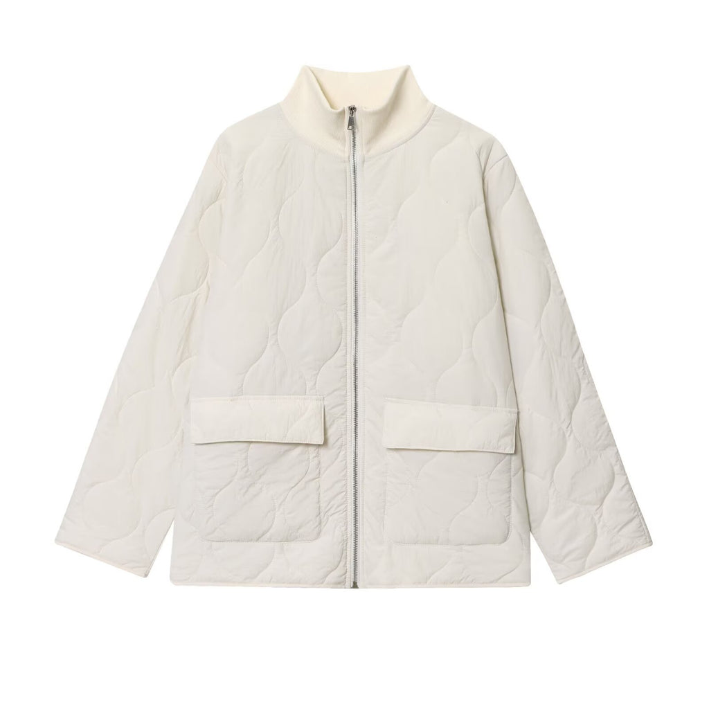 Loose, Oversized Quilted Lightweight Cotton-padded Jacket