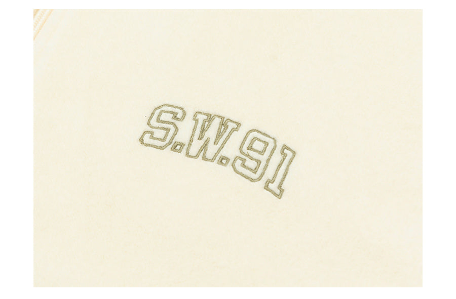 Men's Half  Tube Reverse Bottom Embroidered Sweatshirt