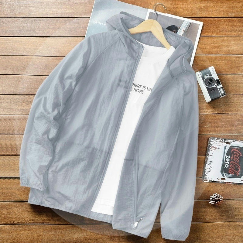 Summer Sun Protection Quick-drying Wind Shield Ice Silk Ultra-thin Sun-protective Clothing