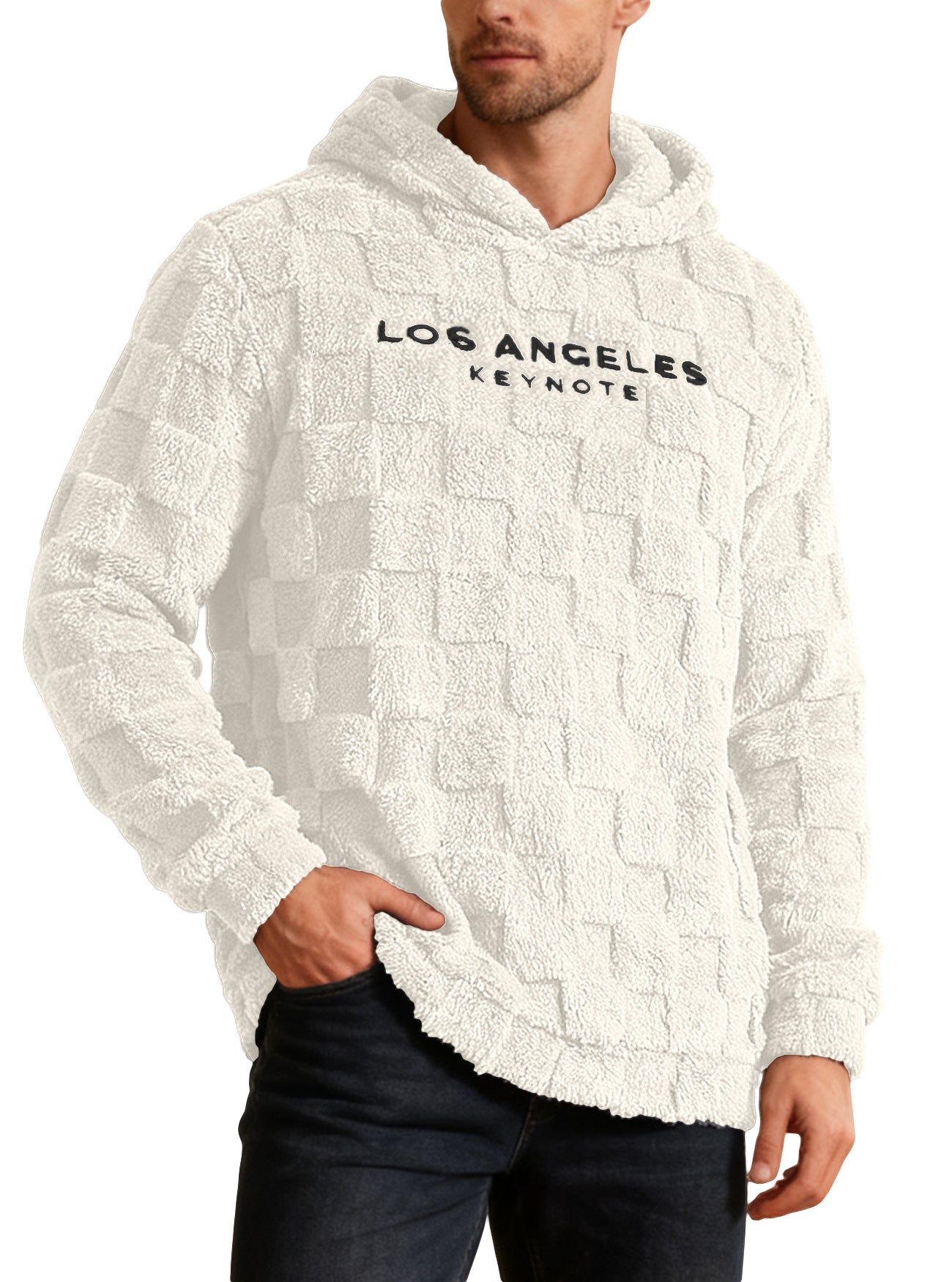 Men's Hooded Embroidered Loose Leisure Sports Hooded Sweater