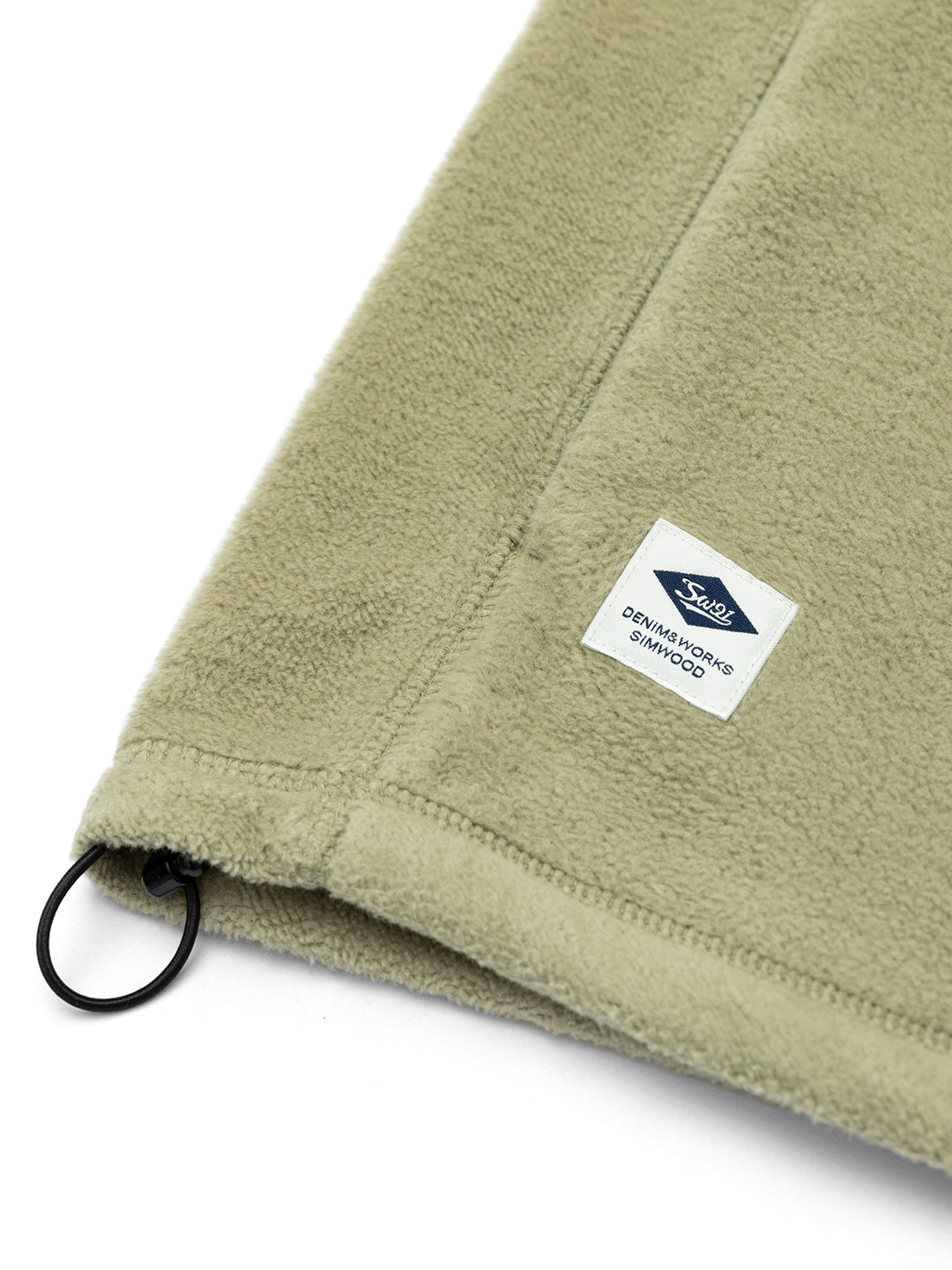 Men's Half  Tube Reverse Bottom Embroidered Sweatshirt