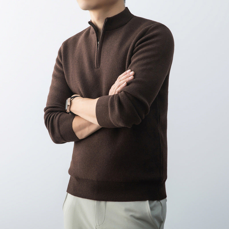Simple AutumnWinter Mens Sweater Pullover Casual Knitwear