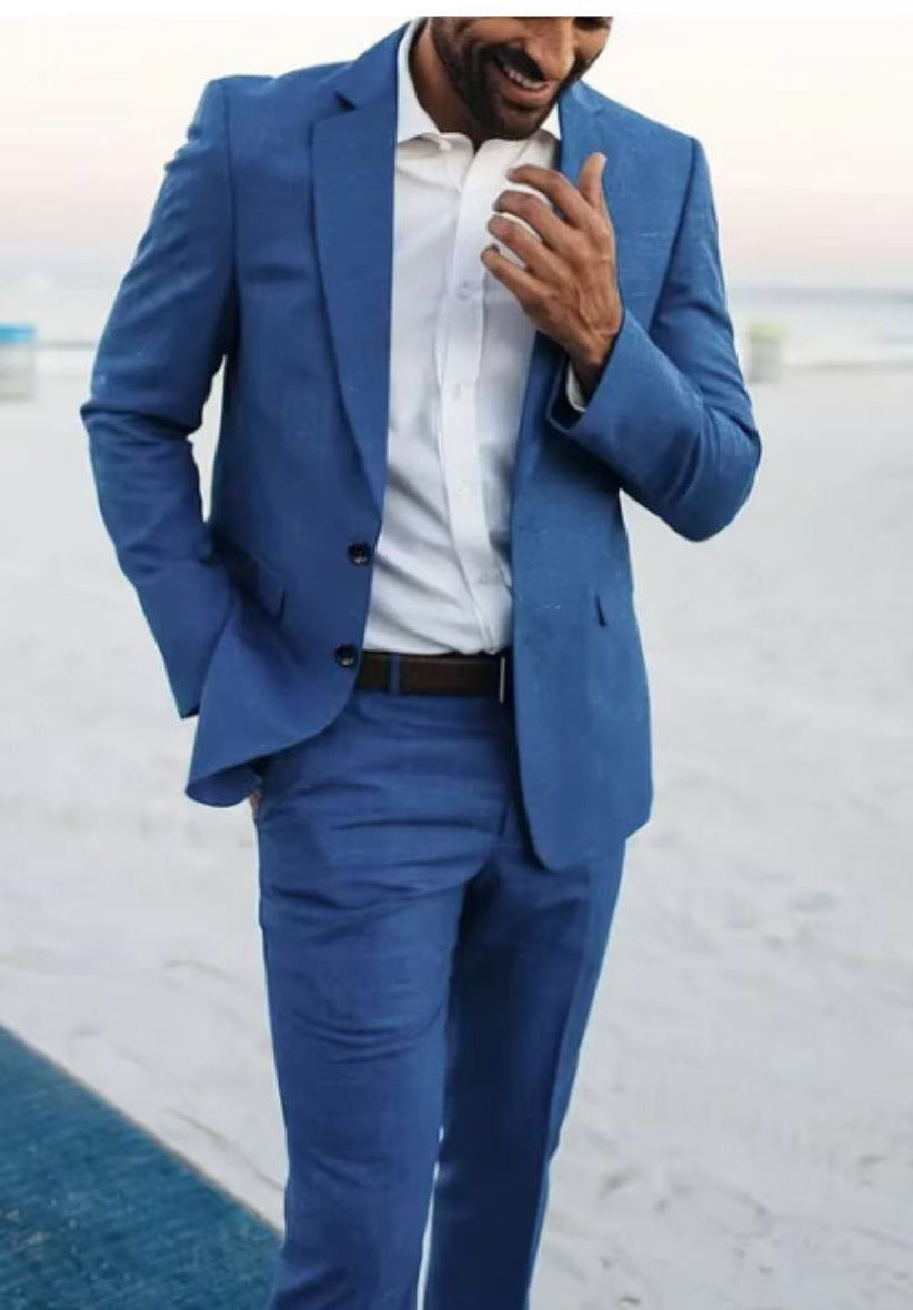 Business British-style Sophisticated Formal Mens Two-piece Suits