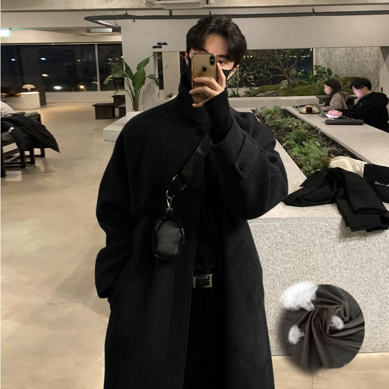 Men's Double-sided Cashmere Coat Thickened