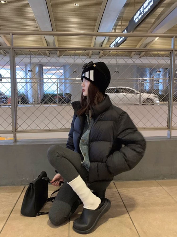 Women's Short Puffer Down Jacket Coats