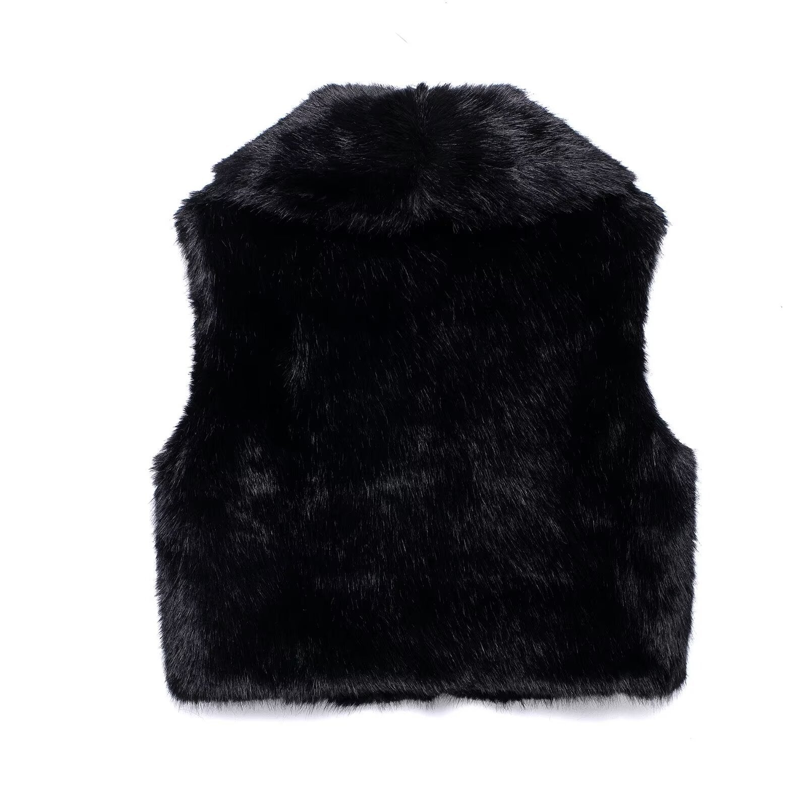 Artificial Fur Cardigan Sleeveless Vest Women's Outer Wear